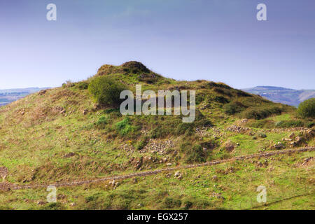 Ruines de la ville détruite de Cerretanum, détruit par le séisme de 1693. Terravecchia, Sicile Banque D'Images