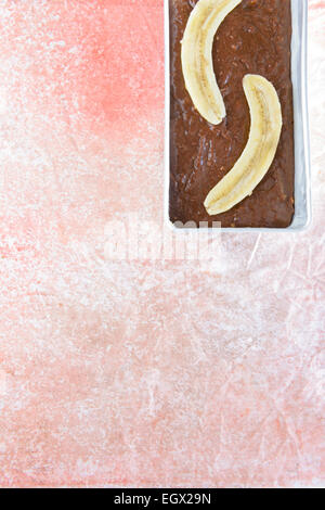 Banana Cake, sur un fanal de studio. Banque D'Images