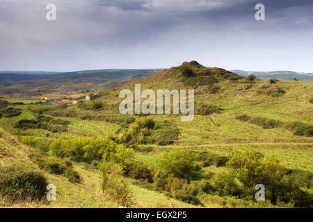 Ruines de la ville détruite de Cerretanum, détruit par le séisme de 1693. Terravecchia, Sicile Banque D'Images