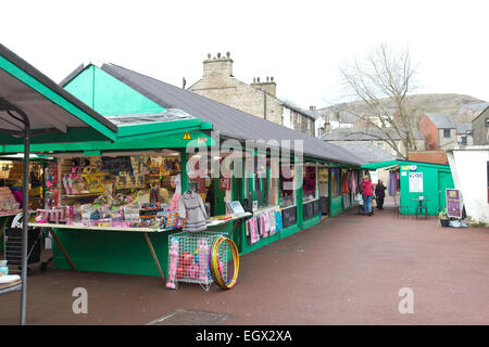 Marché Rawtenstall dans une ancienne ville de coton dans le Lancashire Banque D'Images