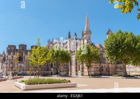 Monastère de Santa Maria da Vitoria, Batalha, Portugal Banque D'Images