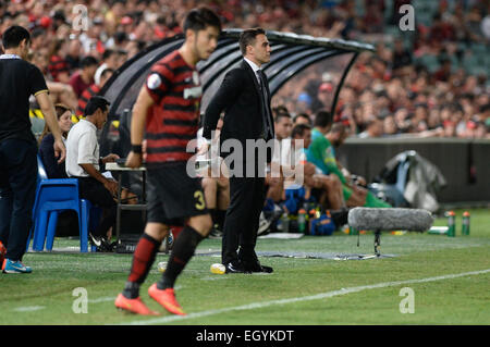 Sydney, Australie. 08Th Mar, 2015. La Ligue des Champions de l'AFC. Western Sydney Wanderers v Guangzhou Evergrande. Evergrande coach Fabio Cannavaro. Evergrande gagné 3-2. © Plus Sport Action/Alamy Live News Banque D'Images