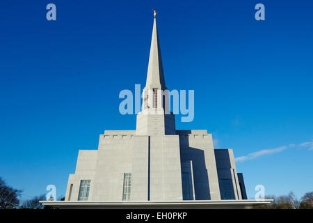 Le Temple de l'Angleterre Preston Chorley lancashire est le 52e temple de l'Église de Jésus-Christ des Saints des Derniers Jours Banque D'Images