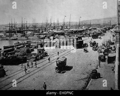 Début d'Autotype Marseille, Bouches-du-Rhône, France, photo historique, 1884 Banque D'Images