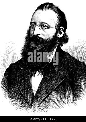 Ludwig Anzengruber, 1839-1889, l'écrivain autrichien, illustration historique, vers 1886 Banque D'Images