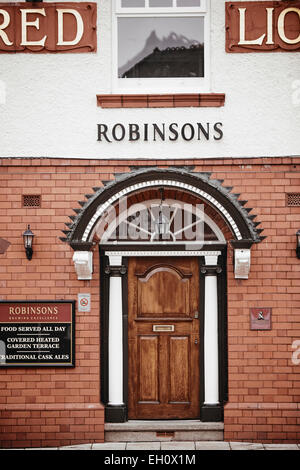 Brasserie Robinson Red Lion Pub à Cheadle Stockport Gtr manchester UK Banque D'Images