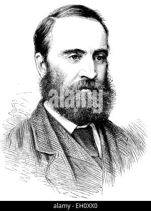 Charles Stewart Parnell, 1846-1891, homme politique irlandais, illustration historique, vers 1886 Banque D'Images