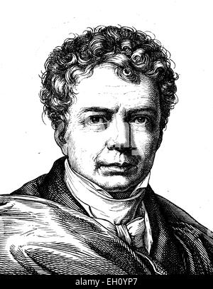 L'amélioration de l'image numérique de Friedrich Wilhelm Joseph von Schelling, 1775 - 1854, philosophe, portrait, illustration historique, 1880 Banque D'Images