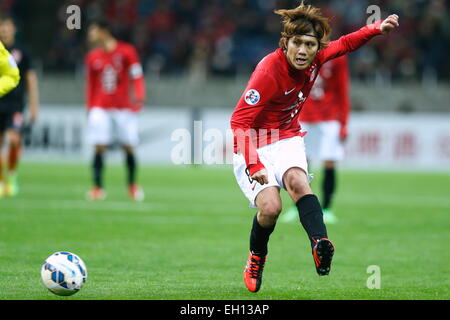 Saitama, Japon. 4e Mar, 2015. Yosuke Kashiwagi (REDS) Football/soccer : AFC Champions League 2015 match du groupe G entre Urawa Reds 0-1 Brisbane Roar FC à Saitama Stadium 2002 à Saitama, Japon . © Sho Tamura/AFLO SPORT/Alamy Live News Banque D'Images