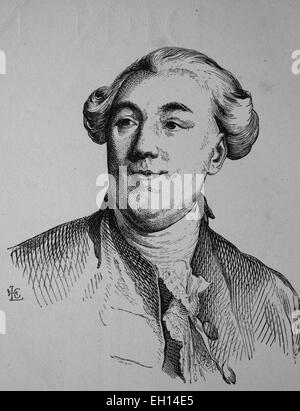 Jacques Necker, 1732-1804, banquier suisse et Ministre des finances sous Louis XVI. Banque D'Images