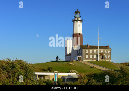 Le phare de Montauk, Long Island, New York Banque D'Images