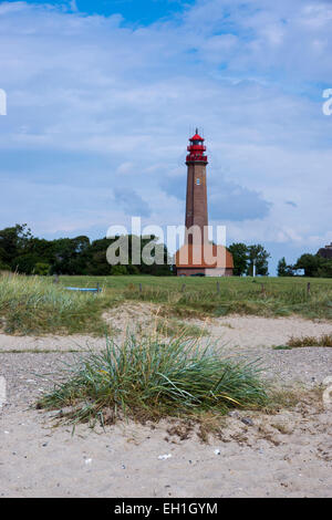 Fluegge, phare de l'île de Fehmarn, Schleswig-Holstein, Allemagne, Europe Banque D'Images