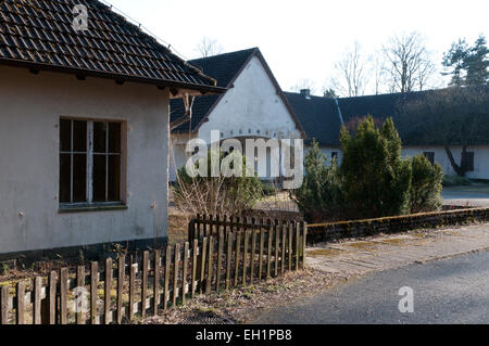 Ancienne villa de Joseph Goebbels au lac Bogensee, Brandebourg, Allemagne Banque D'Images
