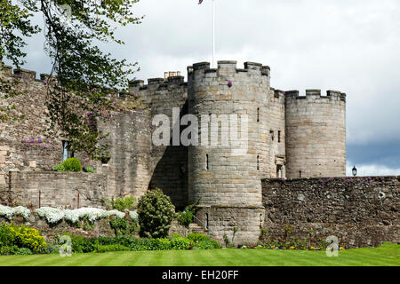 Les tours d'entrée, le château de Stirling, Stirling, Ecosse, Royaume-Uni Banque D'Images