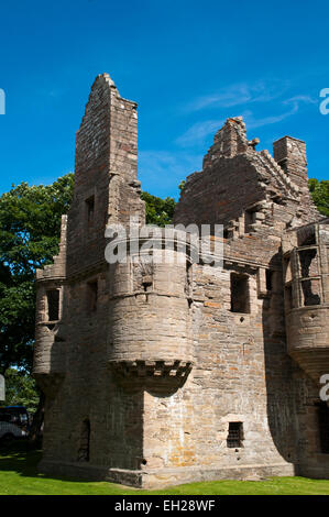 1607 Earl Patrick Stewart a forcé la construction de l'Earl's Palace sur Orkney Islands. C'était en ruines au xviiie siècle. Banque D'Images