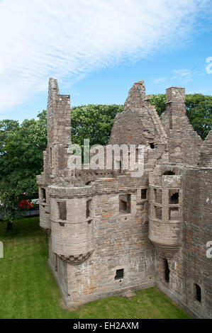 1607 Earl Patrick Stewart a forcé la construction de l'Earl's Palace sur Orkney Islands. C'était en ruines au xviiie siècle. Banque D'Images