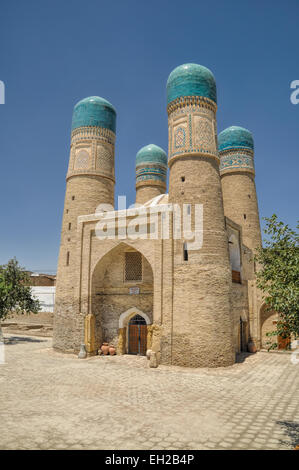 Vue panoramique du temple à Boukhara, Ouzbékistan Banque D'Images