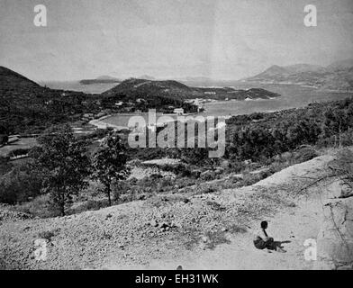 Début d'Autotype Ragusa, Autriche-Hongrie, 1880, aujourd'hui Dubrovnik, Croatie Banque D'Images