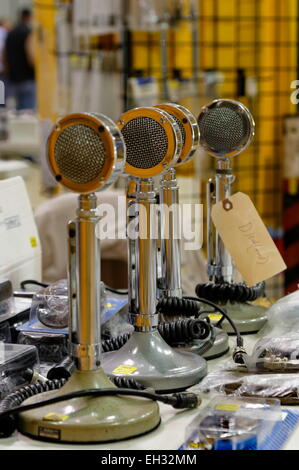 D-104 microphones Banque D'Images