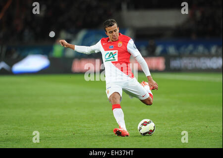 Paris, France. 08Th Mar, 2015. Coupe de France de football. Paris St Germain contre Monaco. Joao Moutinho (Monaco) © Plus Sport Action/Alamy Live News Banque D'Images