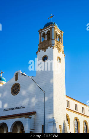 La Cathédrale Catholique Saint-Joseph. Situé dans le centre-ville de San Diego, Californie, États-Unis. Banque D'Images