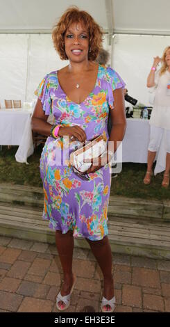 39e assemblée annuelle Hampton Classic Horse Show comprend : Gayle King Où : Bridgehampton, New York, United States Quand : 31 août 2014 Banque D'Images