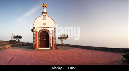 L'ermitage de San Isidro sur chapelle Roque Calvario, pic Alajero, La Gomera, Canary Islands, Spain Banque D'Images