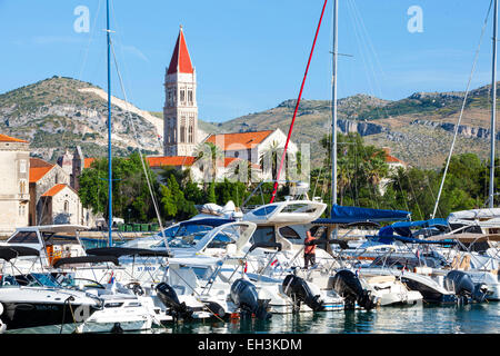 Stari Grad (vieille ville), UNESCO World Heritage Site, Trogir, en Dalmatie, Croatie, Europe Banque D'Images