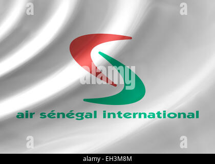 Air Sénégal logo International symbole icône drapeau emblème Banque D'Images