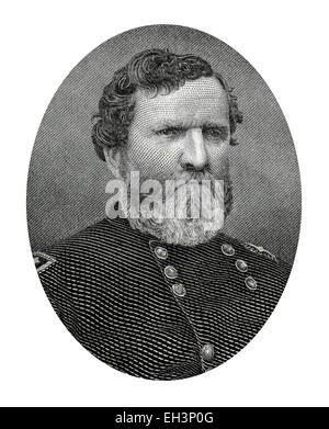 George Henry Thomas (Juillet 31, 1816 - Mars 28, 1870) était un officier de l'armée des États-Unis et l'Union générale durant la guerre civile américaine. Banque D'Images