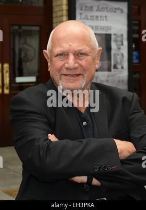 Photocall pour Steven Berkoff's l'Actor's Lament qui ouvre à la gaieté le lundi 1er septembre au Gaiety Theatre avec Steven Berkoff, Jay Benedict et Andrée Bernard avec : Steven Berkoff Où : Dublin, Irlande Quand : 01 sept 2014 Banque D'Images