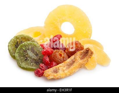 Fruits secs isolés Banque D'Images