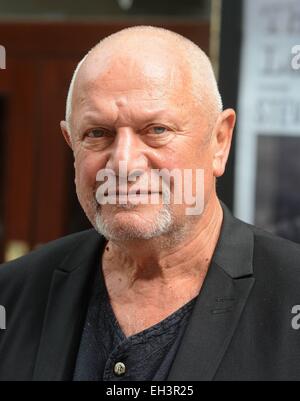 Photocall pour Steven Berkoff's l'Actor's Lament qui ouvre à la gaieté le lundi 1er septembre au Gaiety Theatre avec Steven Berkoff, Jay Benedict et Andrée Bernard avec : Steven Berkoff Où : Dublin, Irlande Quand : 01 sept 2014 Banque D'Images