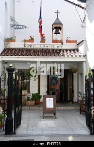 Chapelle du roi dans Main Street, Gibraltar, Royaume-Uni. Banque D'Images