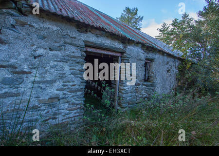 Partie d'une vieille maison abandonnée en Irlande Banque D'Images