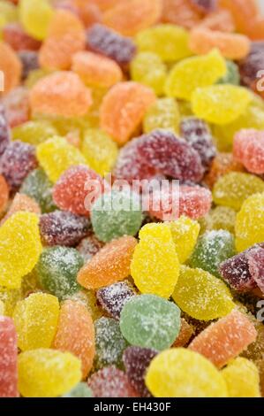 France, Alpes Maritimes, Pont du Loup à Tourrettes sur Loup, confiserie Florian, gels de fruits Banque D'Images