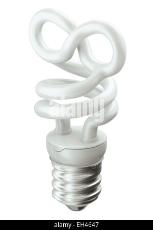 L'ampoule du feu symbole isolé sur fond blanc Banque D'Images