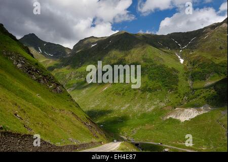 La Roumanie, la Valachie, Muntenia, comté d'Arges, les montagnes de Fagaras le long de la route Transfagarasan dans les Carpates du Sud Banque D'Images