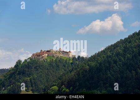 La Roumanie, la Transylvanie, Carpates, région de Brasov, la Forteresse de Rasnov Banque D'Images