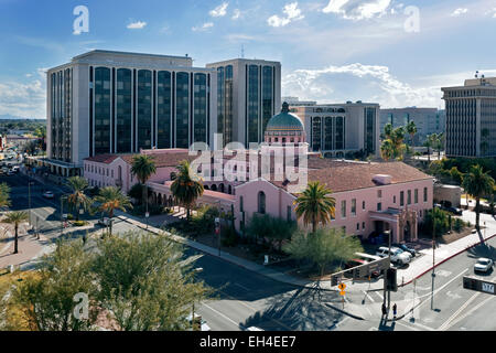 Tribunal de Tucson, Tucson, Arizona Banque D'Images