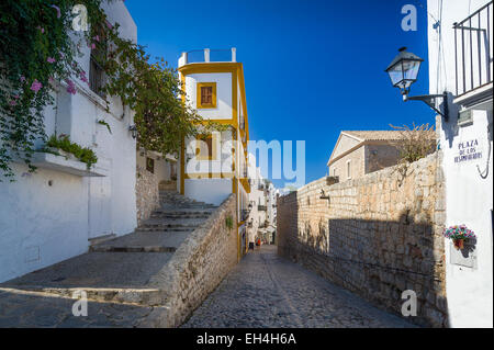 Rues de Ibiza Banque D'Images