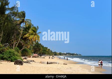 Le GABON, Libreville, plage bordant l'estuaire du Gabon Banque D'Images