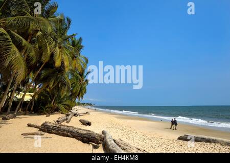 Le GABON, Libreville, plage bordant l'estuaire du Gabon Banque D'Images