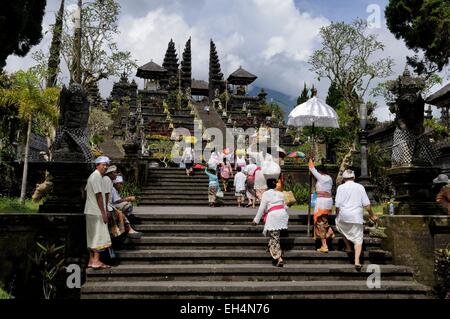 L'INDONÉSIE, Bali, Nusa Tenggara, Pura Besakih Mother Temple de Besakih, le plus grand temple hindou, à Bali Banque D'Images