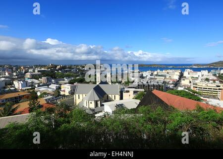 La France, Nouvelle Calédonie, Grande-Terre, Province du Sud, Nouméa, la baie de la Moselle Banque D'Images