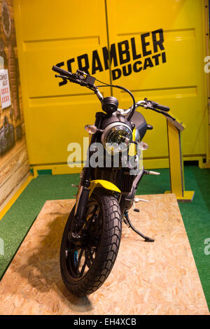 Ducati Scrambler dans Eurasia Moto Bike Expo à Istanbul Expo Center Banque D'Images