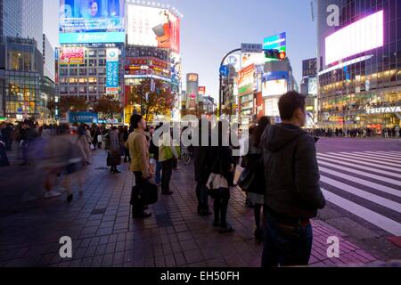 L'île de Honshu, Japon, Tokyo, Shibuya, district Dogenzaka Banque D'Images