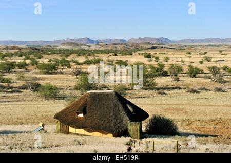 La Namibie, Damaraland, près de l'Twyfeltontein, Doro Nawas camp Banque D'Images