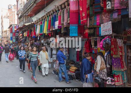 Thamel, Katmandou, Népal trimestre Banque D'Images