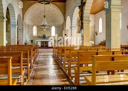 France, Gironde, Saint Aubin de Blaye, église paroissiale Saint Aubin Banque D'Images